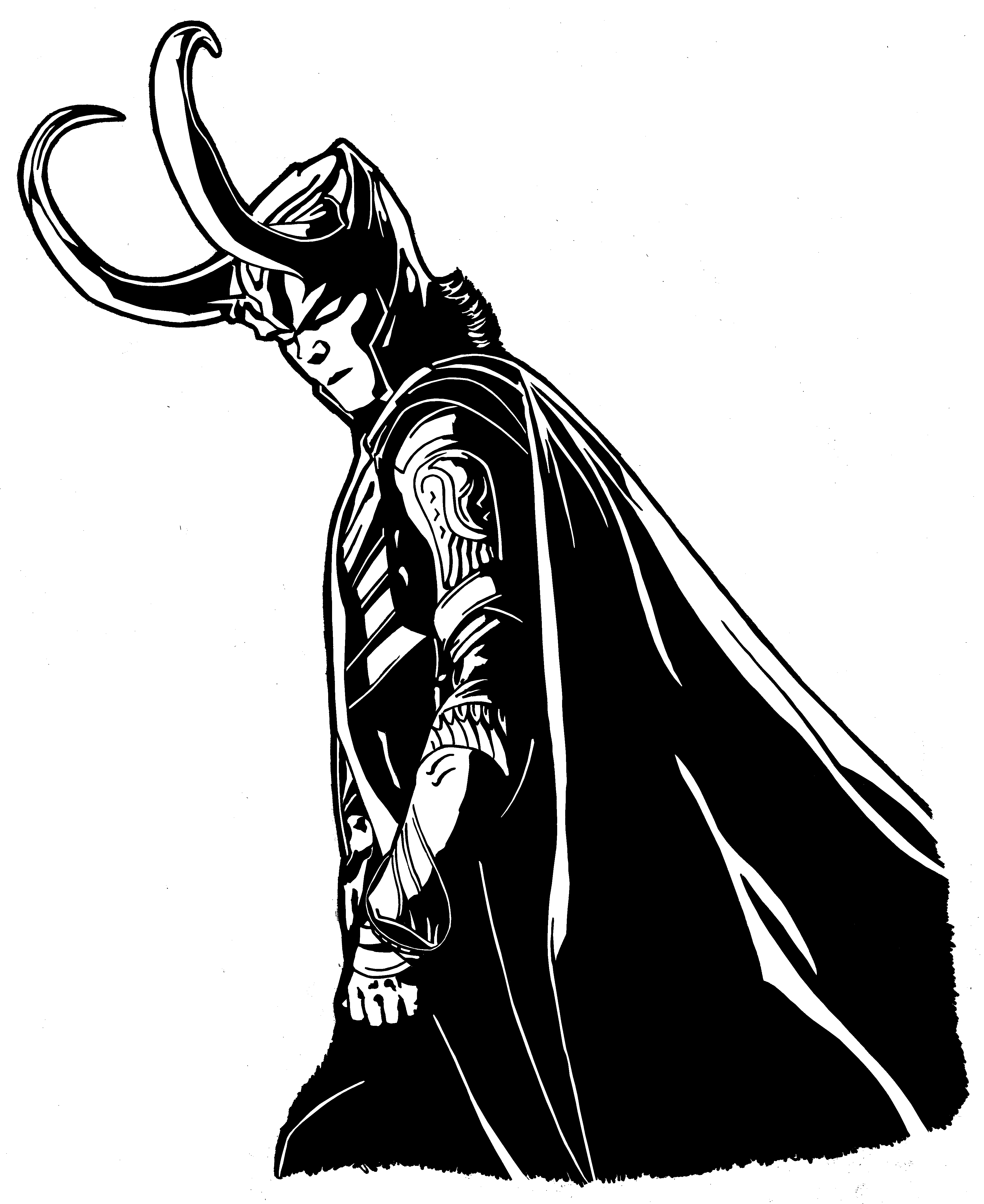 Loki Drawing Stunning Sketch