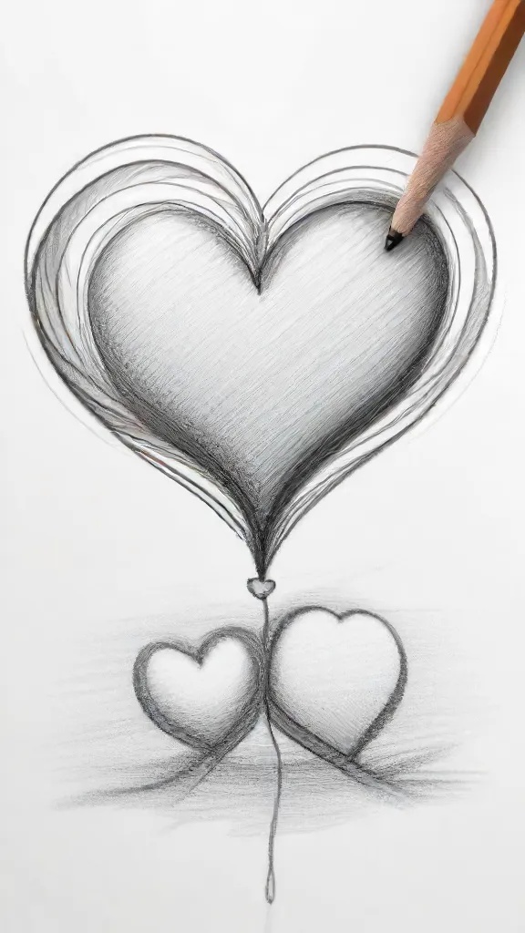 Love Drawing Art Sketch Image