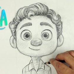 Luca Drawing Amazing Sketch