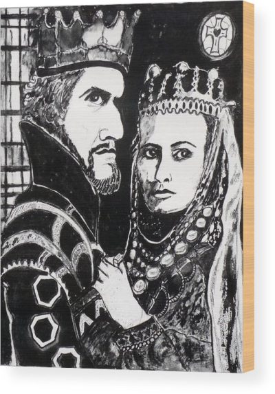 Macbeth And Lady Macbeth, Guilt, Tragedy, Ambition, Fate, Power Drawing