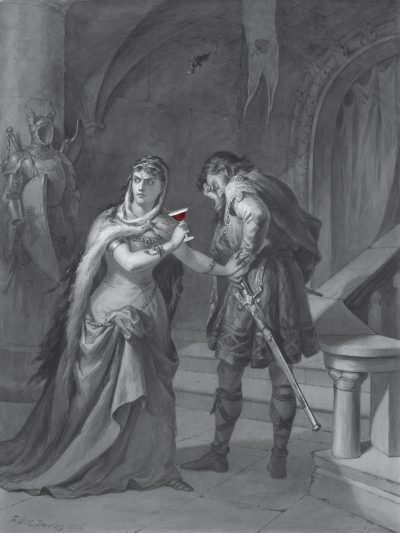 Macbeth And Lady Macbeth, Power, Betrayal, Fate, Ambition, Guilt Drawing