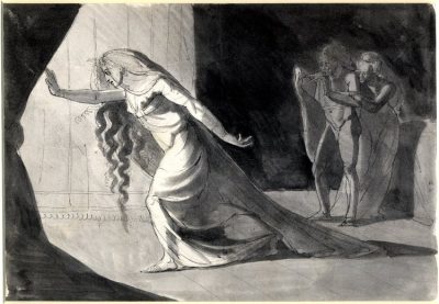 Macbeth And Lady Macbeth, Guilt, Ambition, Power, Fate, Tragedy Drawing