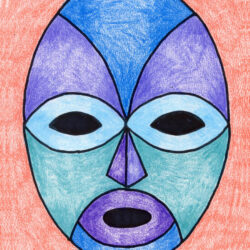 Mask Drawing Creative Style