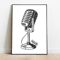 Mic Drawing Hand drawn