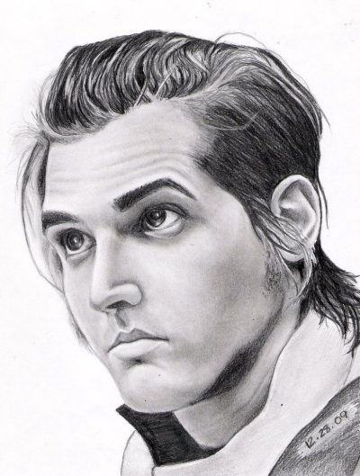 Mikey Way, Bass Guitarist, Musician, American Artist, My Chemical Romance Drawing