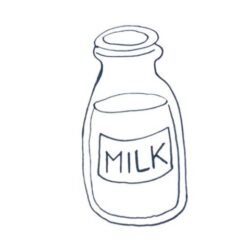 Milk Drawing Intricate Artwork