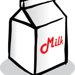 Milk Drawing Modern Sketch