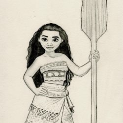 Moana Drawing