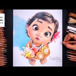 Moana Drawing Amazing Sketch