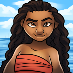 Moana Drawing Modern Sketch