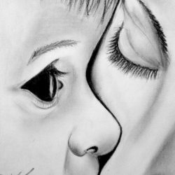 Mother and Child Drawing Picture