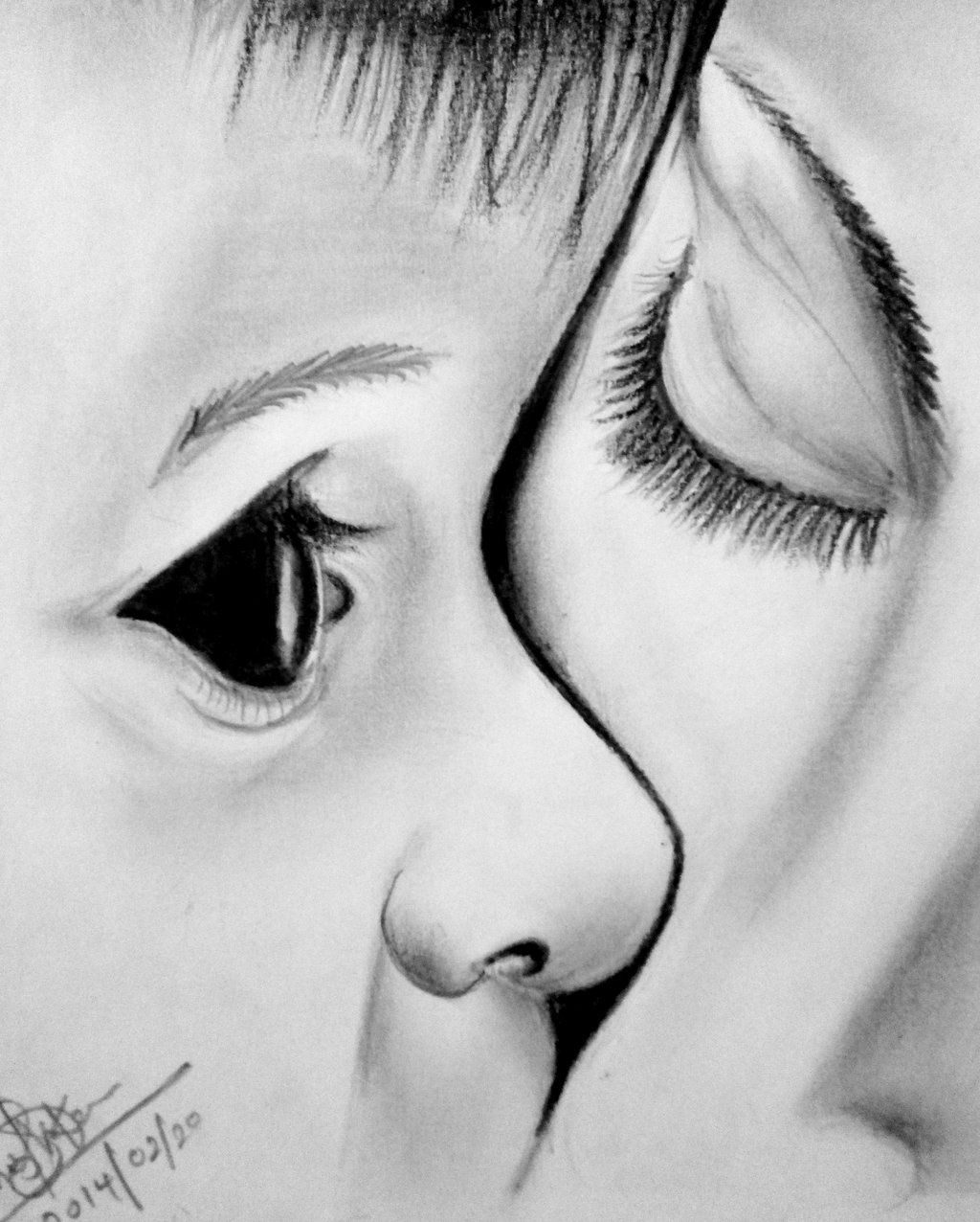 Mother and Child Drawing Picture