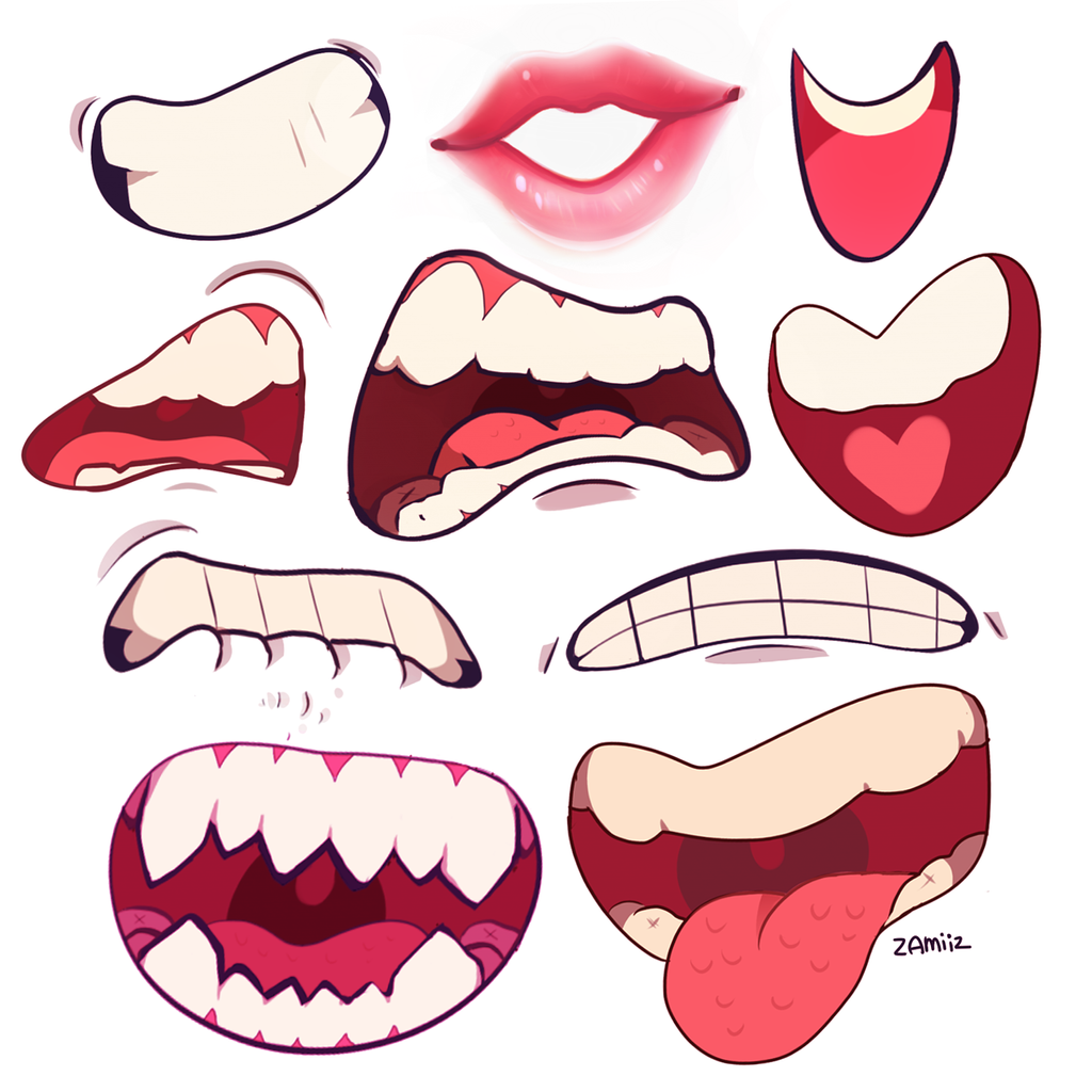 Mouths Drawing Amazing Sketch