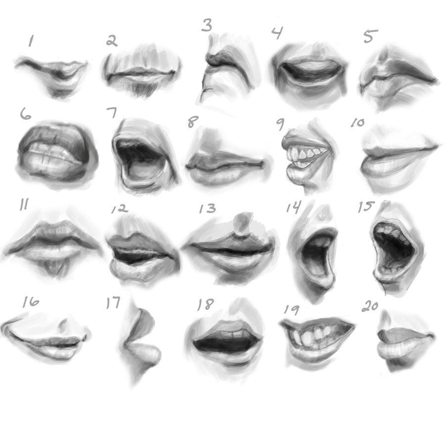 Mouths Drawing Photo