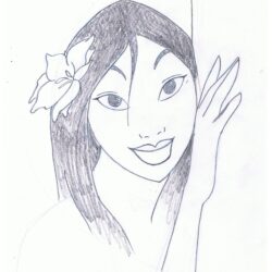 Mulan Drawing Artistic Sketching