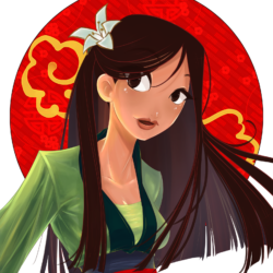 Mulan Drawing Creative Style