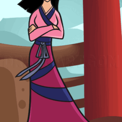 Mulan Drawing Sketch