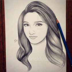 Nadine Lustre Drawing Hand drawn