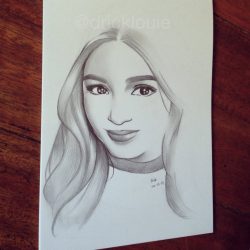 Nadine Lustre Drawing Hand drawn Sketch