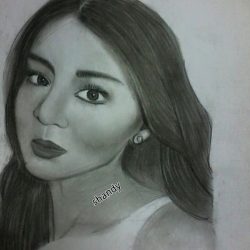 Nadine Lustre Drawing Photo