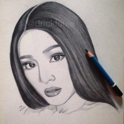 Nadine Lustre Drawing Stunning Sketch