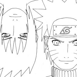 Naruto And Sasuke Drawing Artistic Sketching