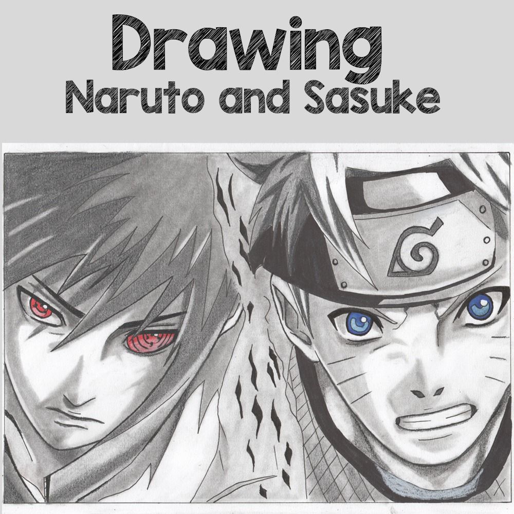 Naruto And Sasuke Drawing Sketch