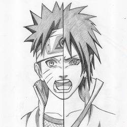 Naruto And Sasuke Drawing Stunning Sketch