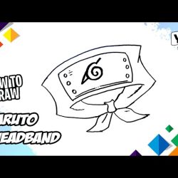 Naruto Headband Drawing Creative Style