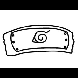 Naruto Headband Drawing Fine Art