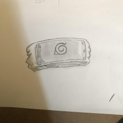 Naruto Headband Drawing Intricate Artwork