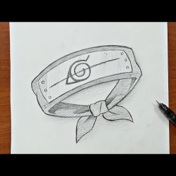 Naruto Headband Drawing Sketch