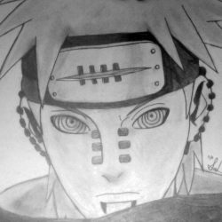 Naruto Pain Drawing Creative Style