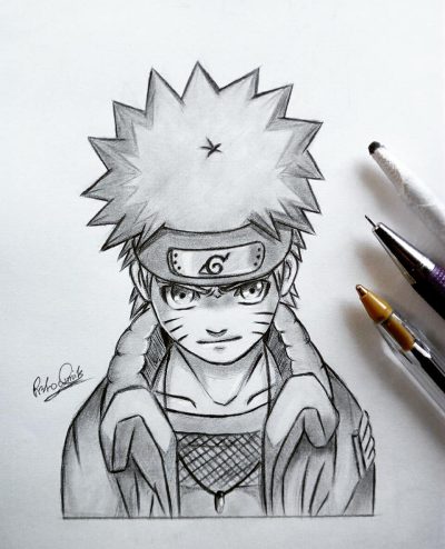 Naruto Uzumaki, Friendship, Determination, Hero, Ninja, Dreamer Drawing