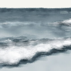 Ocean Waves Drawing Hand Drawn Sketch