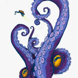 Octopus Tentacles Drawing Beautiful Artwork