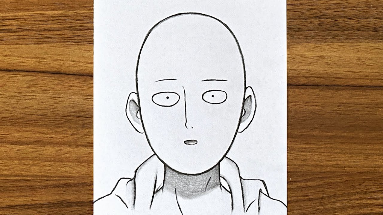 One Punch Man Drawing Fine Art