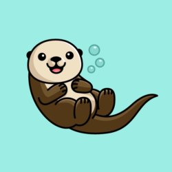 Otter Drawing