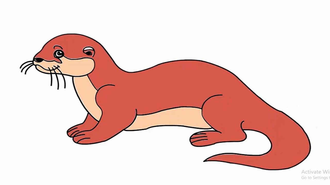 Otter Drawing Image