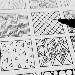 Pattern Drawing Artistic Sketching