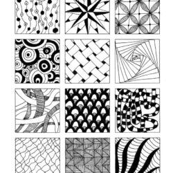 Pattern Drawing Detailed Sketch