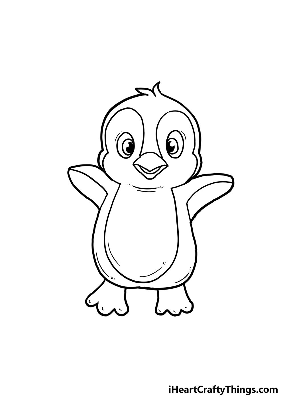 Penguin Cartoon Drawing Art