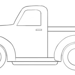 Pickup Truck Drawing