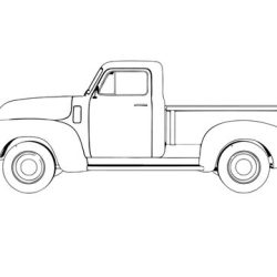 Pickup Truck Drawing Amazing Sketch