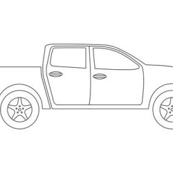 Pickup Truck Drawing Artistic Sketching