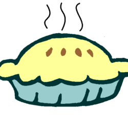 Pie Drawing Professional Artwork