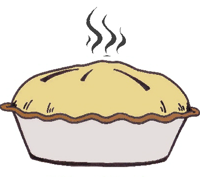 Pie Drawing Realistic Sketch