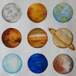 Planets Drawing Picture