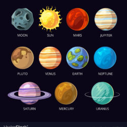 Planets Drawing Unique Art