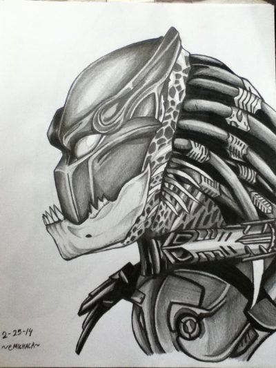 Predator, Stealth, Alien, Survival, Hunt Drawing